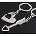 Sonline Lover His Her Keychain Keyring Couples - Arrow & 