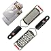DI ORO Graters for Kitchen - Cheese Grater Handheld - Zester Grater with Handle - Stainless Steel Cheese Grater and Lemon Zester for Kitchen Use - Dishwasher Safe and Easy to Use Cheese Shredder Set