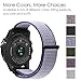Fintie Band for Garmin Fenix 5X Plus/Fenix 3 HR Watch, Nylon Sport Loop Replacement Strap Bands with Adjustable Closure for Garmin Fenix 3/3 HR/5X/5X Plus Smartwatch - Midnight Blue
