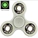 Fidget Spinner Glow in the Dark PLUS Pouch and Warranty [Gold Bearings] by Fidgeteer