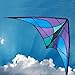 Jazz Dual-line Sport Kite, Ice, Ready to Fly with Flying Lines, Wrist Straps, Winder, Instructions and Storage Bag