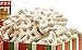 Benevelo Gifts 6 Tier Gourmet Nuts & Snacks Holiday Gift Set | Chocolate Caramel Drizzled Popcorn, Peppermint Pretzels, Honey Glazed Almonds, Old Fashioned Christmas Candy Mix, and Holly Jolly Mix