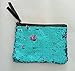 Winmany Sequin Makeup Bag Reversible Cosmetic Bag, Fashion Women Handbag Bling Glitter Evening Party Bag,Sparkling Shiny Clutch Handbag Wedding Bag Purse Wallet Pouch