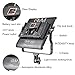 GVM 480 LED Video Panel Light Dimmable Bi-Color Camera Light in Metal Housing with Digital Readout for Studio, YouTube Outdoor Video Photography Lighting Kit 2300K-6800K, CRI 97+ TLCI 97 +