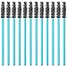 Akstore 100 Pack Disposable Eyelash Mascara Brushes Eyelash Brush Wands Applicator Makeup Kits (Colorful-Black)
