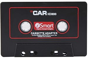 Acouto Cassette Tape Adapter CD MD MP3 MP4 Player to 3.5mm Aux Audio for Mobile Phone Cassette Tape Adapter for Car Mounted T