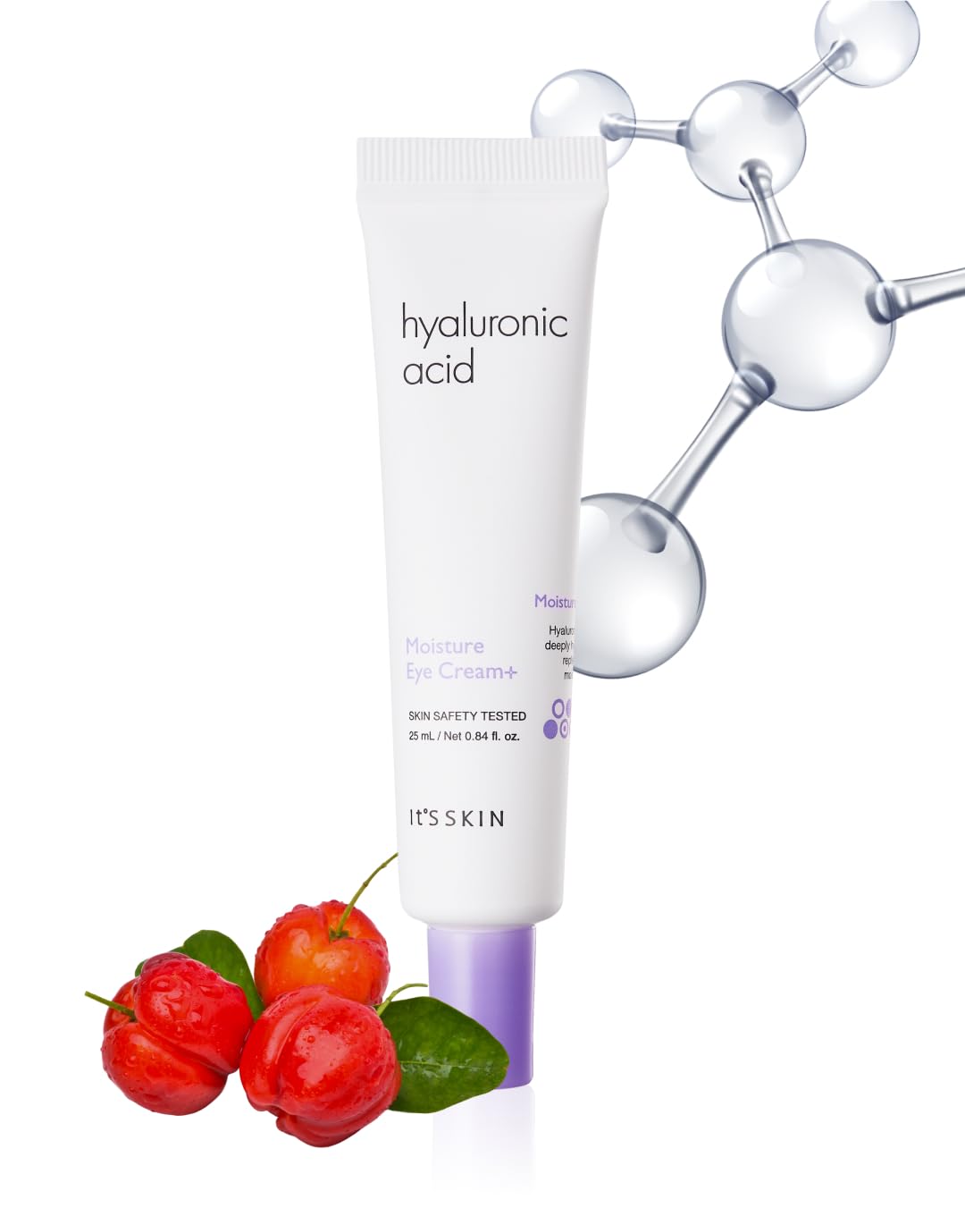 It'S SKIN Hyaluronic Acid Moisture Eye Cream 25ml (0.84 fl.oz.) - Containing Acerola Extract Moisturizing Eye Cream, Anti-Wrinkle, Dark Circles Treatment Eye Gel