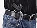 LIRISY Concealed Carry CCW Gun Belt | Buckle & Black Leather Holster Belt | Men's Tactical Belt 1 1/2-Inch