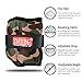 SHOUNg Personalised Ankle Weights/Wrist Weights (1 Pair) with Adjustable Strap for Fitness, Workout, Exercise, Walking, Jogging, Gymnastics, Aerobics and Gym(Camouflage Print, 4lbs)
