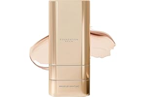 Korean Foundation Stick with Brush, Long-Lasting Luminous Dual-Ended Concealer Foundation Stick for All Skin Types