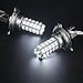 Astra Depot 2pcs Car H4 68-SMD 3528 6000K Xenon White LED Fog Light Bulb Daytime Running Lamp Lighting DRL 12V