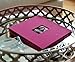 Zink Polaroid 8”x8” Cloth Covered Scrapbook Photo Album w/Front Picture Window for 2x3 Photo Paper Pojects (Snap, Zip, Z2300) - Red