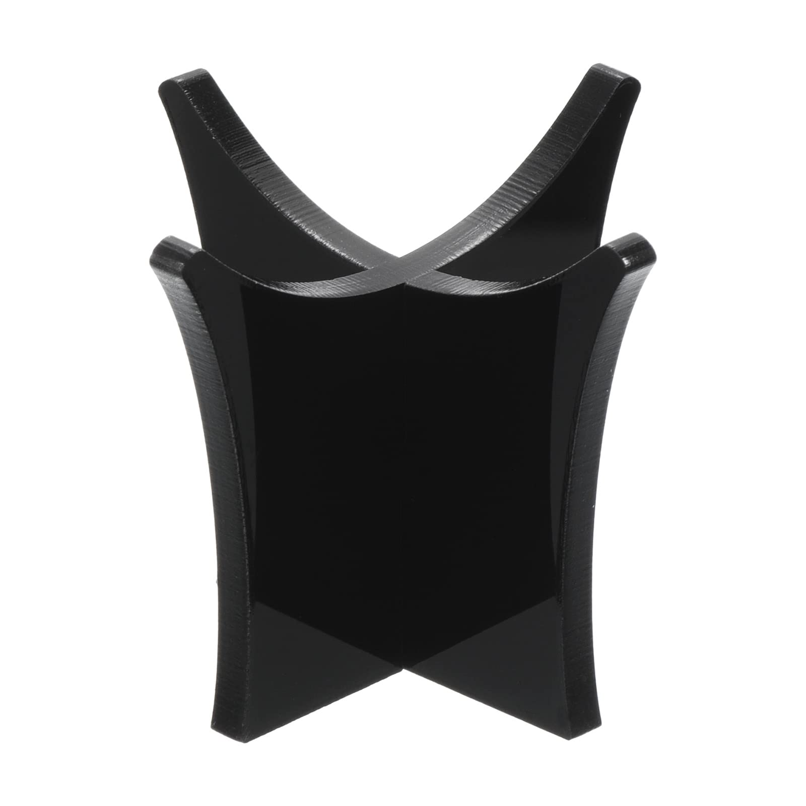 PATIKIL 2.3" Acrylic Ball Stand Display Holder for Baseball Tennis Ball, Black