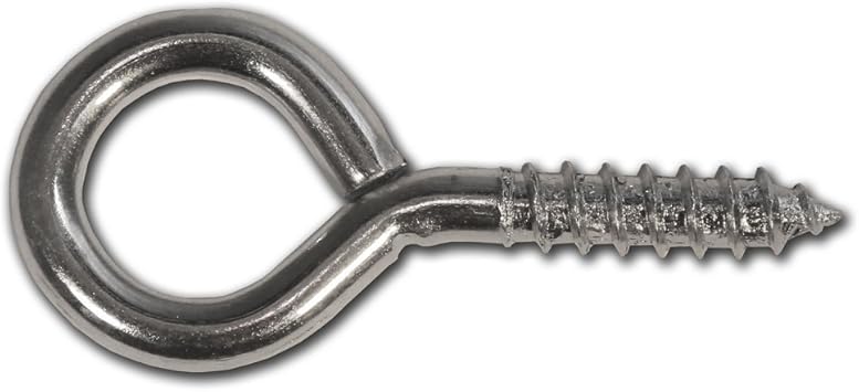 Alcayata redonda de acero, 35 mm (8 unidades) : Amazon.es: Bricolaje y  herramientas