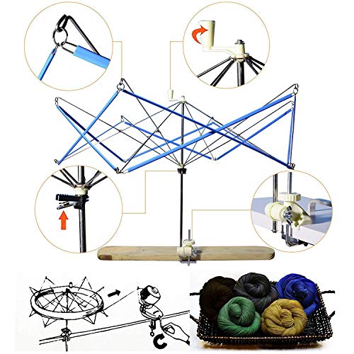 2 Winder+Operated+Knitting+Umbrella+Machine