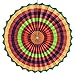 indreamy 14 Pack - Colorful Fan & Streamer Decoration Pack - 12 Fans & 2 Streamers - Perfect for Birthday Parties, Baby Showers, & Mexican Fiestas