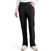 Dickies Scrubs for Women - Flare Leg Cargo Scrub Pants with Drawstring Waist & 6 Pockets, Medical Uniform - 86206