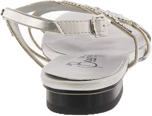 shiny sandals with ankle straps