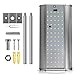 ECHTPower Solar Lights Outdoor, Aluminum Wall Sconces with Mounting Pole, Radar Motion Sensor and Remote Control, 70 LEDs Waterproof Security Lighting for Barn Porch Garage