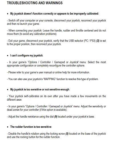 Thrustmaster T-Flight Hotas X - Compatible with PS3/PC