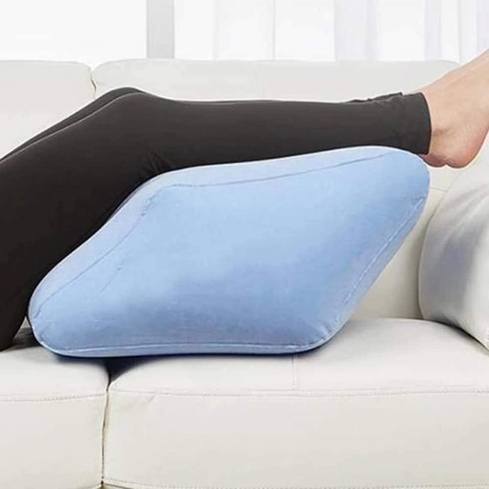 Yuzoe Inflatable Leg Rest Pillows Heaven Wedge Lightweight Knee Pillow Portable