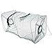 LUCKYAZ 1PCS Foldable Fishing Net Bait Trap Dip Cage Crab Fish Minnow Crawdad Shrimp