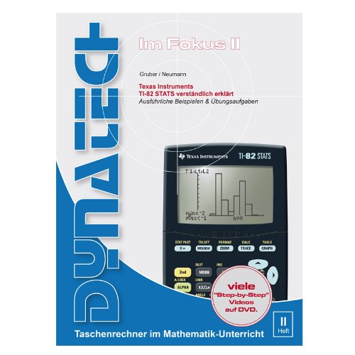 In focus II: TI-82 STATS explained with many exercise tasks and examples.