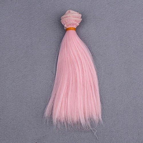 Universal Barbie Doll Lovely High-temperature Wire Row Straight Hair Wig 20CM