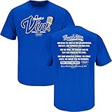 LA Dodgers Fans. Vin Scully Tribute.Thanks Vin. Royal Blue T Shirt (Sm-5X)