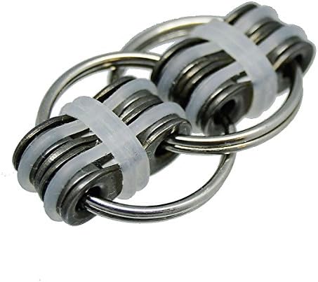 Flippy Chain Fidget Stress Reducer Toy. Extra Grip and Improved Design. Superior Stability, Quietness, and Feel. By SpinLabz