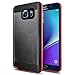 Spigen Neo Hybrid Carbon Galaxy Note 5 Case with Carbon Fiber Design and Reinforced Hard Bumper Frame for Galaxy Note 5 2015 - Dante Red