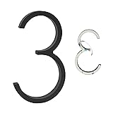 YWONOBS Door Numbers, 5 Inches 3D Self Adhesive