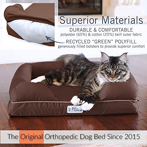 PetFusion Ultimate Orthopedic Dog Bed Solid CertiPURUS Memory Foam