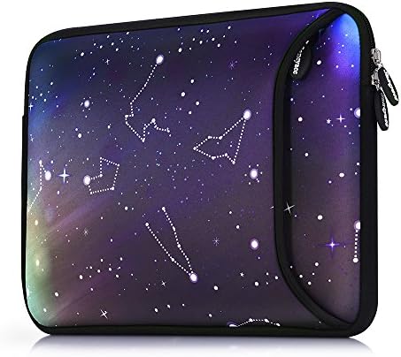 Laptop Carrying Bag Compatible 13-13.3 Inch MacBook Pro, MacBook Air, Notebook, Polyester Briefcase Handbag Sleeve Case Cover for Trolly Case, Constellation