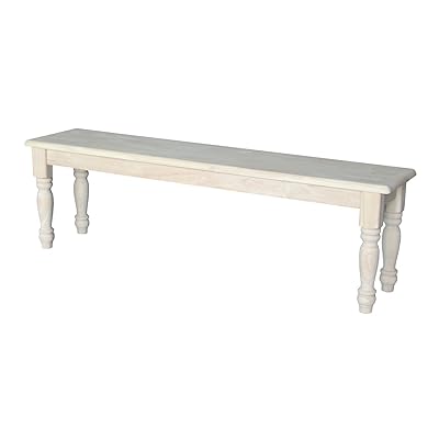 International Concepts Farmhouse Bench for Dining or Entryway