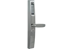 Adams Rite eForce-150 Satin Chrome Plated Keyless Entry Electric Lock, 1-3/4" Width x 15-3/8" Height (Pack of 1)