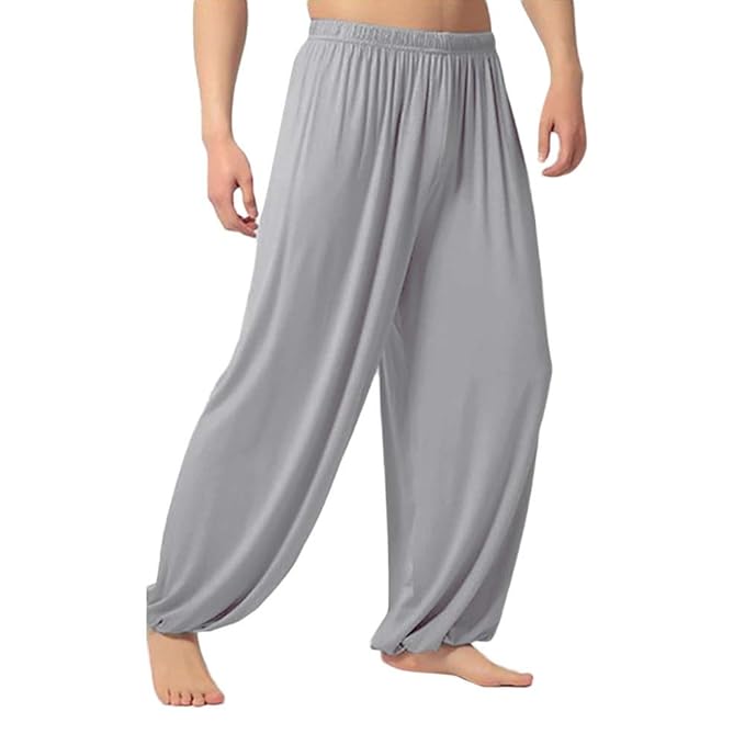Alaso - Pantalones de Yoga para Hombre, Muy Suaves, para ...