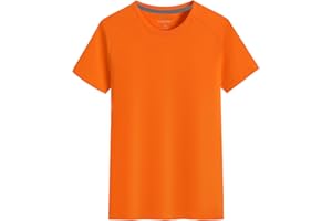 Cabasse Youth Performance Short Sleeve Shirt, UPF 50 Quick Dry Athletic T Shirt for Boys & Girls