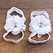 Miugle Baby Chiffon Pearl Diamond Flower Barefoot Sandals Foot Jewelry Baby Shoes