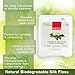 RADIUS - Natural Biodegradable Silk Floss, Soft and Smooth for Total Tooth and Gum Protection (33 yd, Pack of 3)