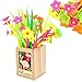 Yansanido Fluent Writting Pen, 12 Pcs 0.5 mm Black Ink Flower Shape Rolling Ball Cute Gel Ink Pen for Student and School Office Supplies (flower)