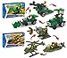 Gimpo City Series Creative Building Blocks Bricks Toys Kits Set (307 Pieces Pack of 6) (Compatible LEGO)
