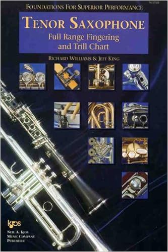 Tenor Saxophone Full Range Fingering And Trill Chart Foundations For Superior Performance Richard Williams Jeff King Amazon Com Books