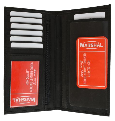 Ladies Checkbook Credit card Organizer with Id Window by Marshal