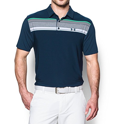 Under Armour Men s Playoff Polo, Academy/Overcast Gray, X-Large