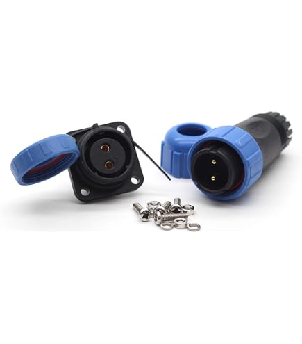 HangTon HE29 Panel-Steckdose IP68 – 22-poliger Industrie-Rundstecker Wasserdicht Mit Gewindekupplung