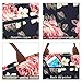 LOKASS Lunch Bag Cooler Bag Food Insulated Bag Lunch Box Tote Bag Picnic Heat Preservation Cold Bag for Women Adults Work Office (Peony)