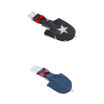 Fenteer 2pcs Chaque Pack Oiseau Perroquet Costume Couche