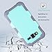 Galaxy Core Prime Case, EC Galaxy Prevail LTE Case, Dual Layer Rugged Soft TPU Bumper Hard PC Shell Shockproof Case Cover for Samsung Galaxy Core Prime/Prevail LTE G360 (Mint/Grey)