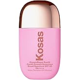 Kosas DreamBeam Water Resistant Sunscreen SPF 40 - Smooth Liquid Sun Protection for Face Lightweight Makeup Base w/Hyaluronic Acid, Ceramides & Peptides - Golden Glow, Sunlit, 40 ml